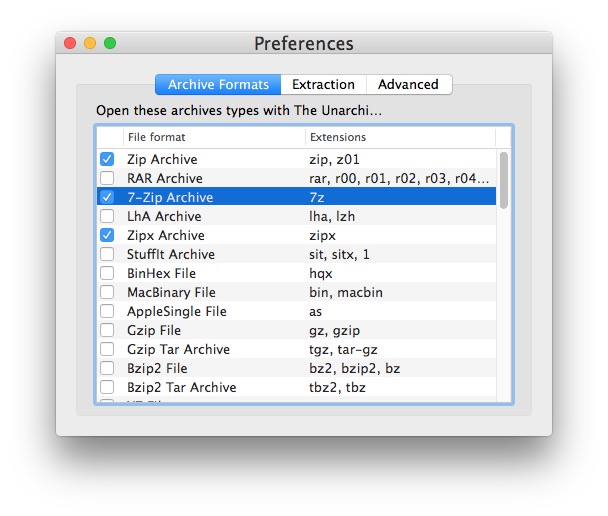 unzip software for mac high sierra